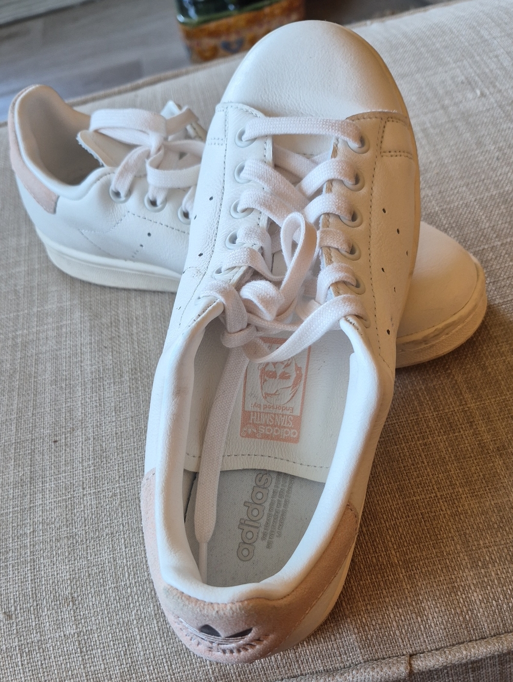 Stan Smith White/Blush Shoes Adidas